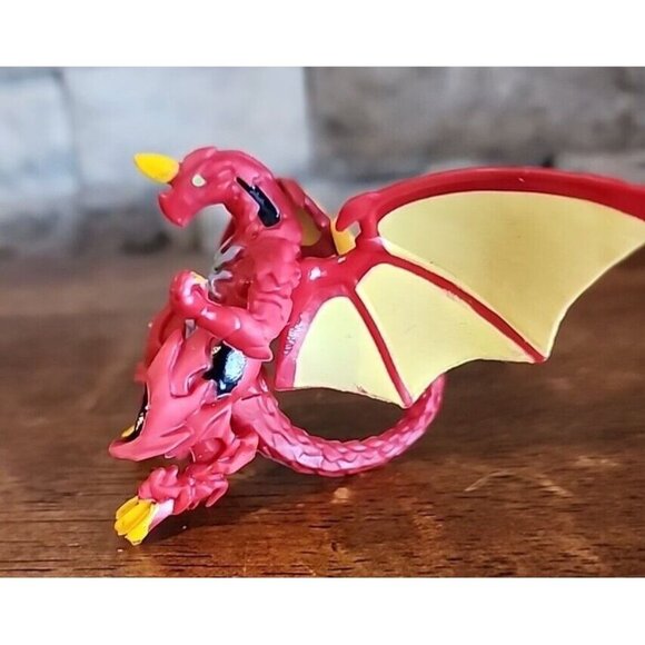 Bakugan Dragonoid Red Collector Figure only Spin Master used 2" - Picture 5 of 7